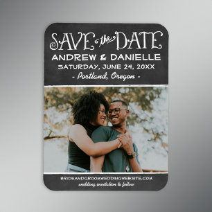 Magnet Flexible Chalkboard Photo Panneau Enregistrer la Date
