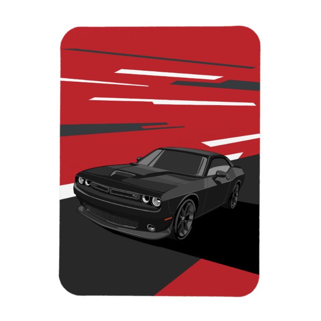 Magnet Flexible Challenger RT black (Vertical)