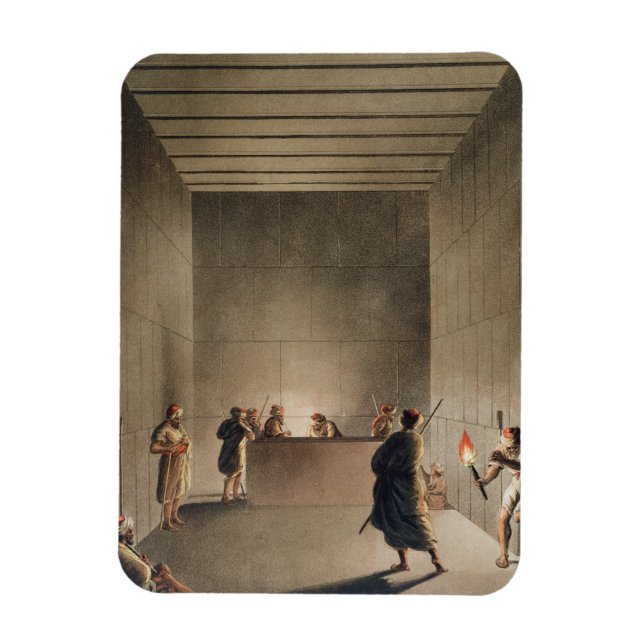 Magnet Flexible Chambre et Sarcophage dans la Grande Pyramide de G (Vertical)