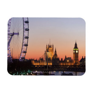 Magnet Flexible Chambres du Parlement et de l'oeil de Londres