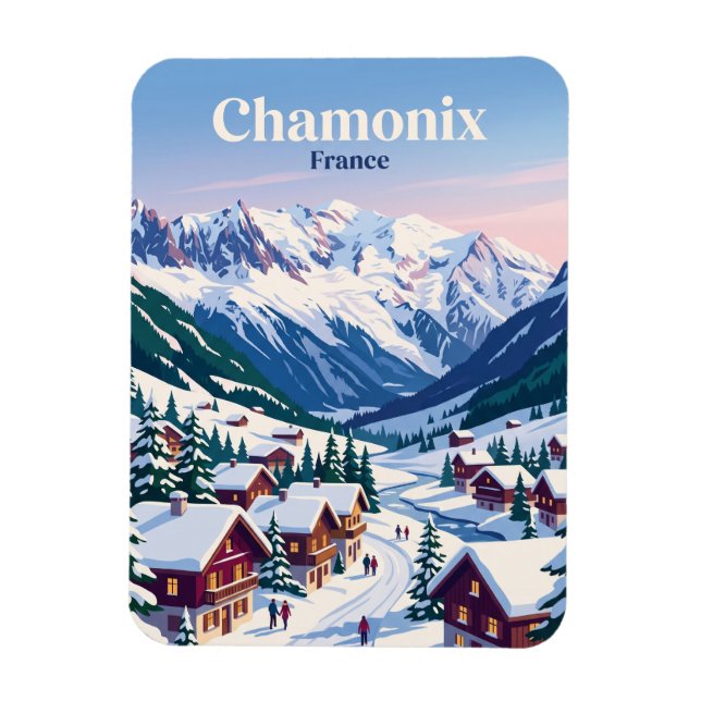 Magnet Flexible Chamonix France (Vertical)