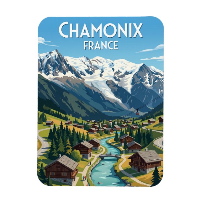 Magnet Flexible Chamonix France (Vertical)