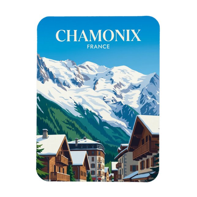 Magnet Flexible Chamonix-Mont-Blanc France (Vertical)