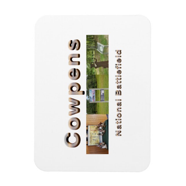 Magnet Flexible Champ de bataille de Cowpens (Vertical)