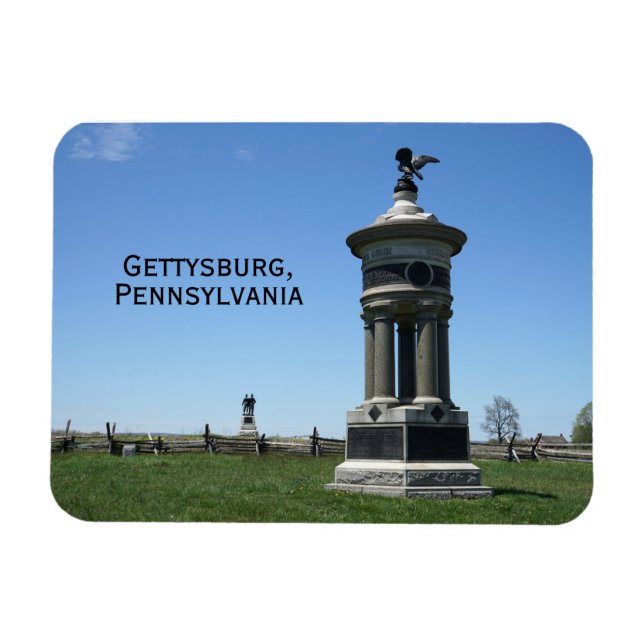 Magnet Flexible Champ de bataille de Gettysburg (Horizontal)
