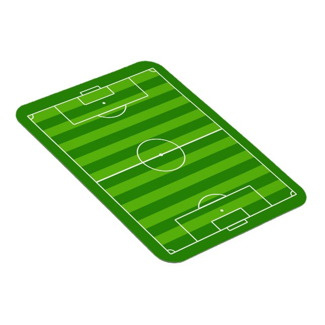 Magnet Flexible Champ de football personnalisable vierge (Football (Côté Droit)
