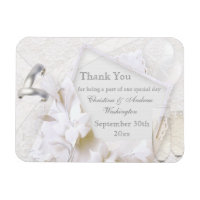 Champagne Lunettes & Anneaux Merci Mariage Faveur