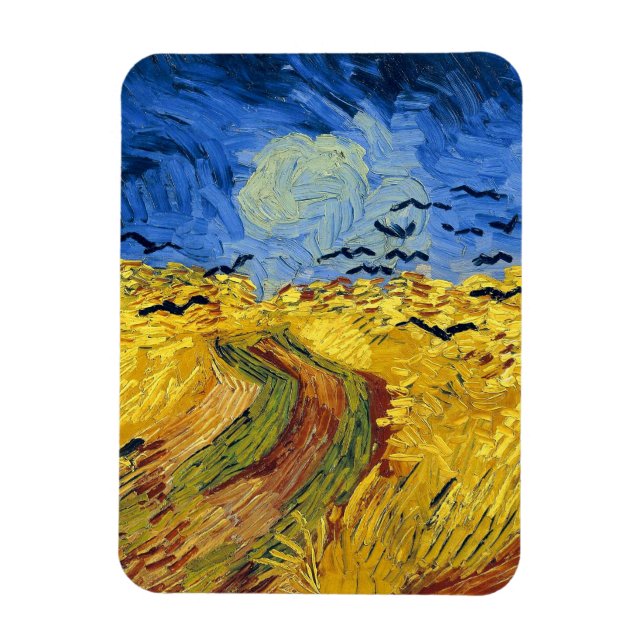 Magnet Flexible Champs de blé de Van Gogh Impressionnisme célèbre (Vertical)