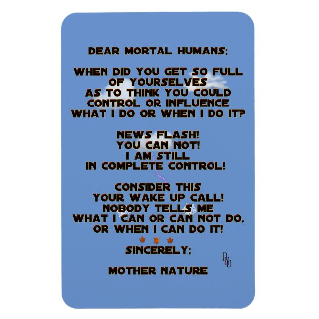 Magnet Flexible Changement climatique (Vertical)