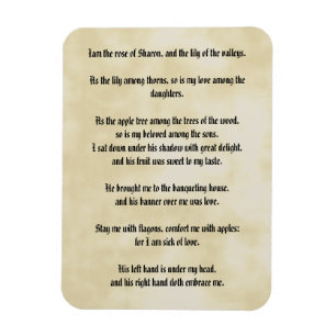 Magnet Flexible Chanson de Salomon