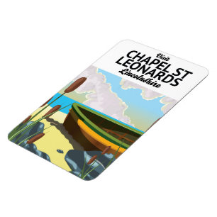 Magnet Flexible chapelle st leonards, affiche de vacances dans le