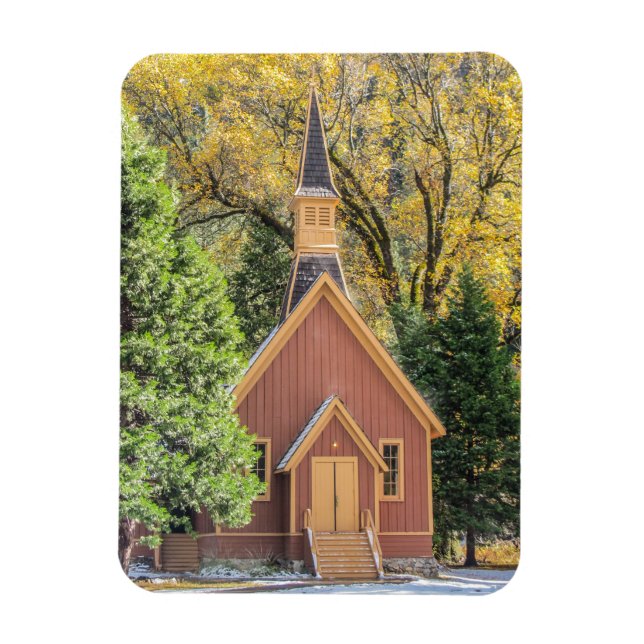 Magnet Flexible Chapelle Yosemite À L'Automne (Vertical)