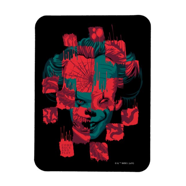 Magnet Flexible Chapitre 2 | Pennywise - Revenez jouer (Vertical)