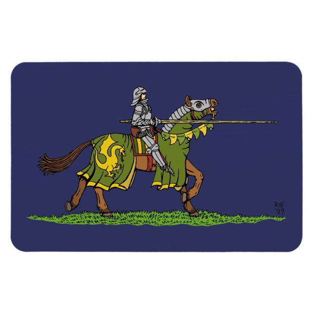 Magnet Flexible Charging Medieval Knight (Horizontal)