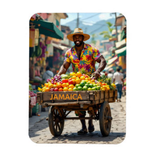 Magnet Flexible chariot à pousser jamaïcain