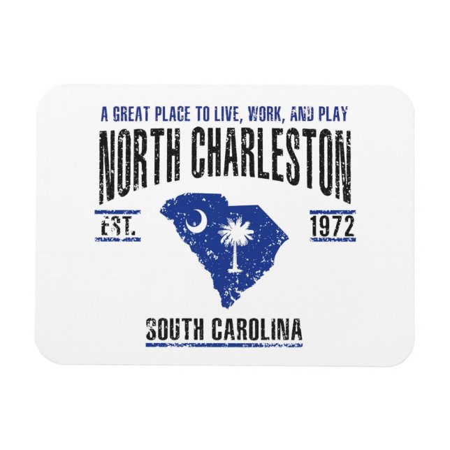 Magnet Flexible Charleston du Nord (Horizontal)