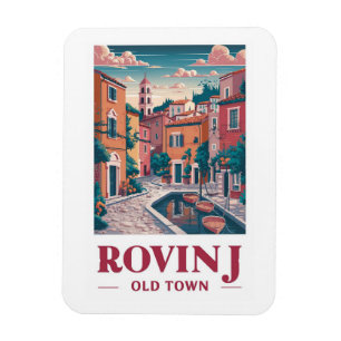 Magnet Flexible Charme Rétro : Carte Postale de la Vieille Tour de