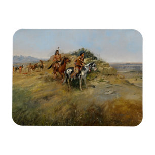 Magnet Flexible Chasse au bison, 1891 (huile sur toile)