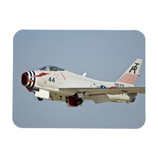 Magnet Flexible Chasseur à réaction North American Naval FJ2 Fury  (Horizontal)