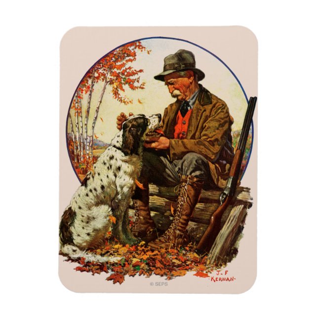 Magnet Flexible Chasseur et espagnol (Vertical)