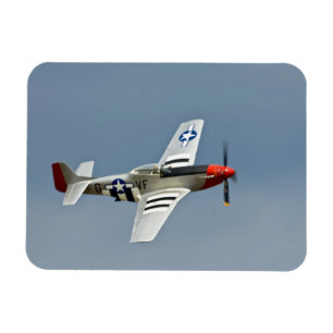 Magnet Flexible Chasseur P-51D Mustang avec marquages du jour J vo