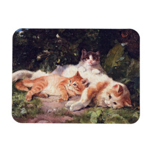 Magnet Flexible Chat avec Kittens Art