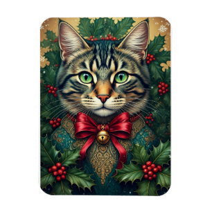 Magnet Flexible Chat de Noël 2024