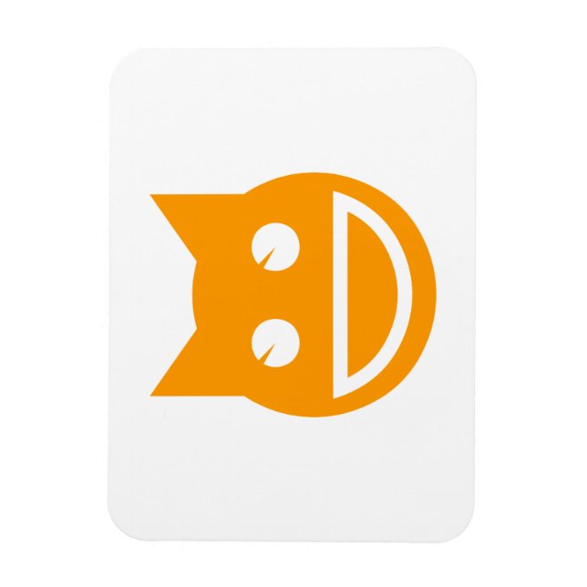 Magnet Flexible Chat Emoji souriant (Vertical)