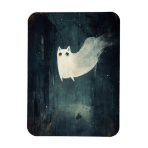 Magnet Flexible Chat fantôme d'Halloween