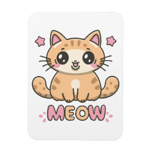 Magnet Flexible chat mignon miaou