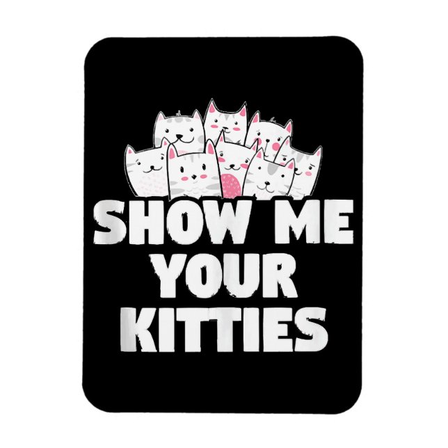 Magnet Flexible Chat Montre-moi tes chatons (Vertical)