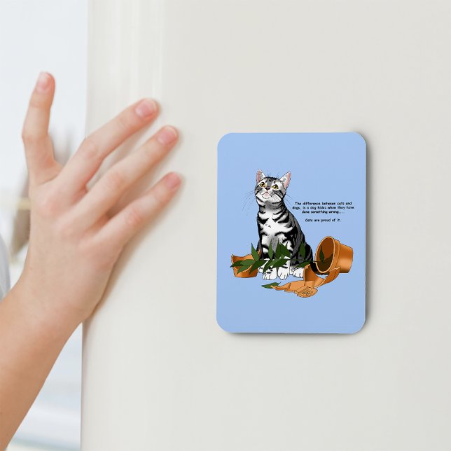 Magnet Flexible Chat plante (Créateur téléchargé)