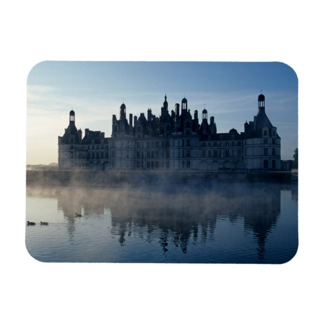 Magnet Flexible Château Chambord à l'aube, Loir-et-Cher, Loire (Horizontal)