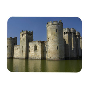 Magnet Flexible Château de Bodiam (1385), reflété dans les douves,