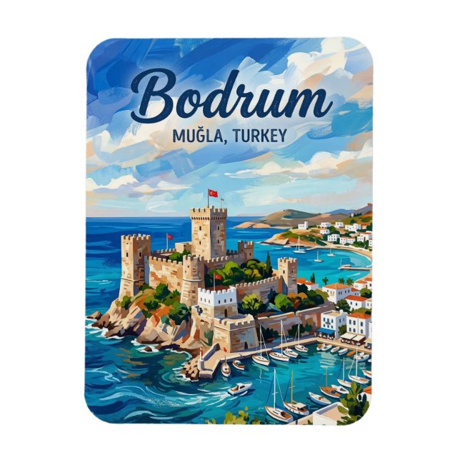 Magnet Flexible Château de Bodrum, Bodrum (Vertical)