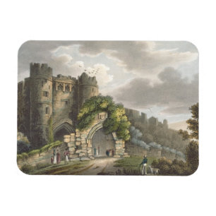 Magnet Flexible Château de Carisbrook, 'de l'île du Wight Illust