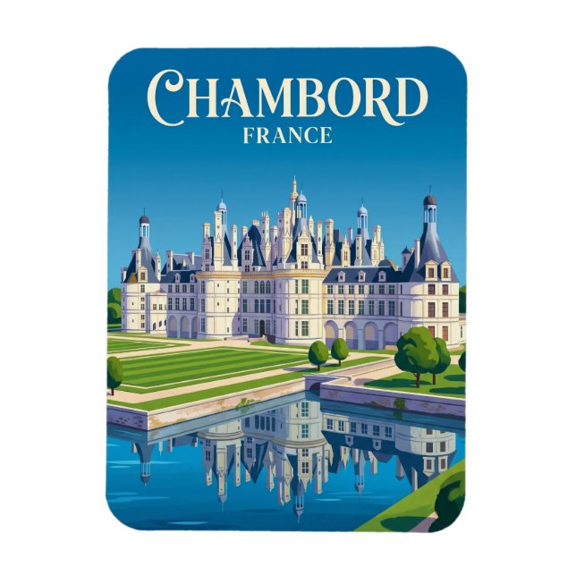 Magnet Flexible Château de Chambord France (Vertical)