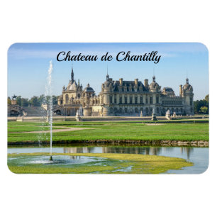 Magnet Flexible Château de Chantilly et Notre Jardin - France
