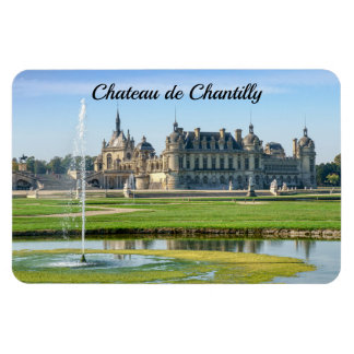 Magnet Flexible Château de Chantilly et Notre Jardin - France