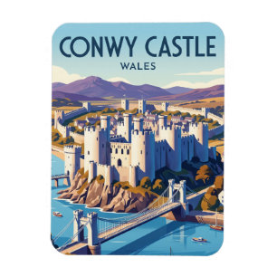 Magnet Flexible Château de Conwy au Pays de Galles
