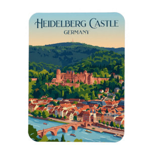 Magnet Flexible Château de Heidelberg Allemagne