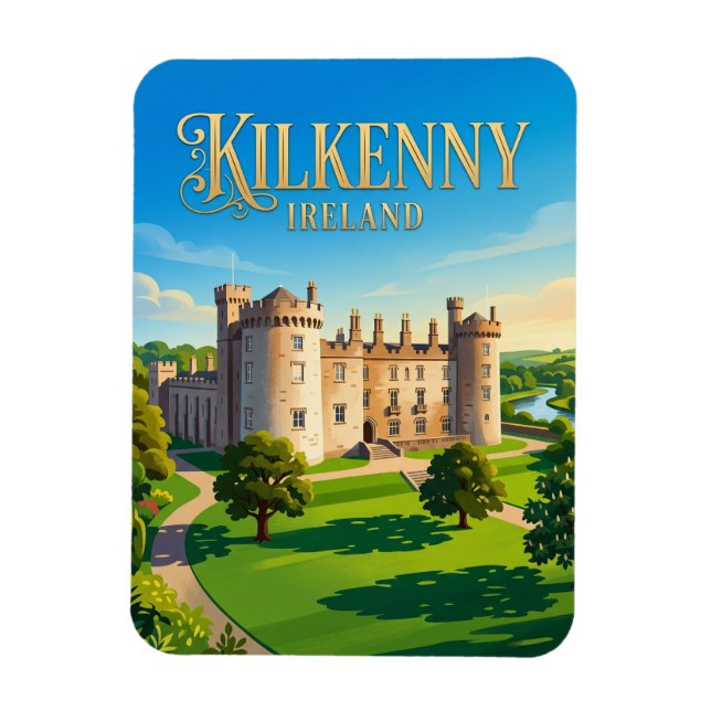 Magnet Flexible Château de Kilkenny Irlande (Vertical)