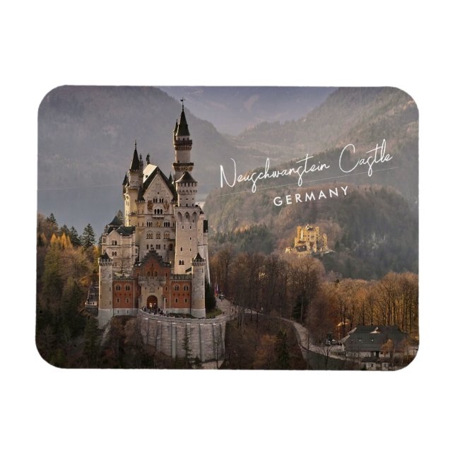 Magnet Flexible Château de Neuschwanstein Allemagne (Horizontal)