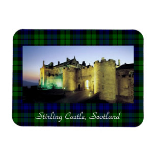 Magnet Flexible Château de Stirling Frontière Tartan Illuminée