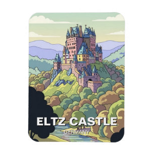 Magnet Flexible Château d'Eltz Allemagne Voyage
