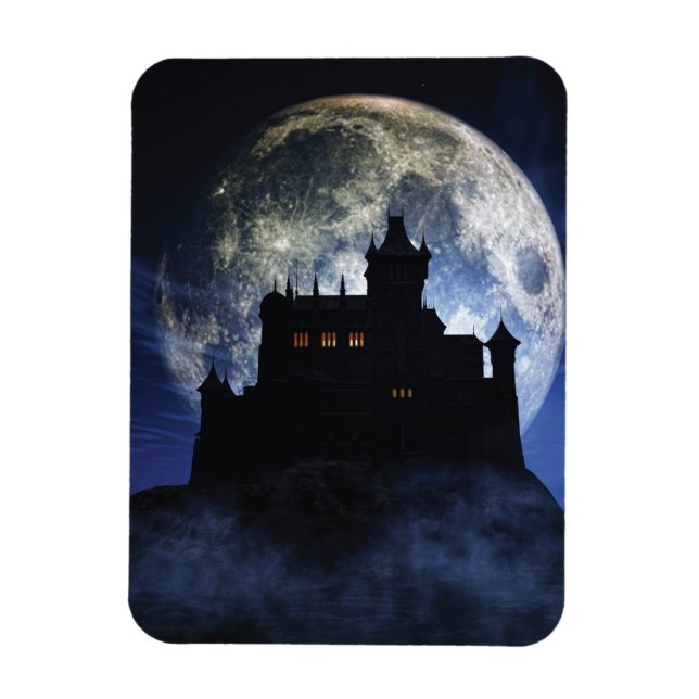 Magnet Flexible Château d'Imaginaire la nuit (Vertical)
