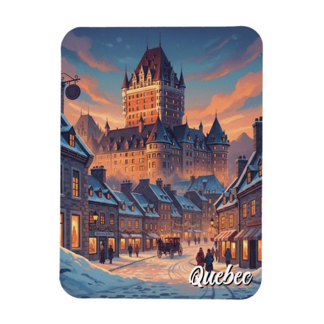 Magnet Flexible Château Frontenac de Québec (Vertical)