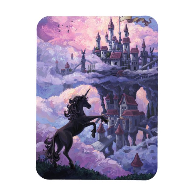 Magnet Flexible Château Licorne (Vertical)