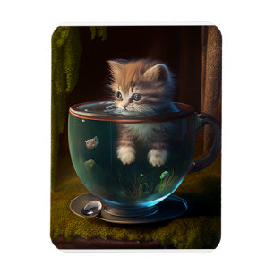 Magnet Flexible chaton dans une teacup flexible