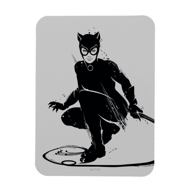 Magnet Flexible Chatte Encreuse Pose de Pinceau (Vertical)